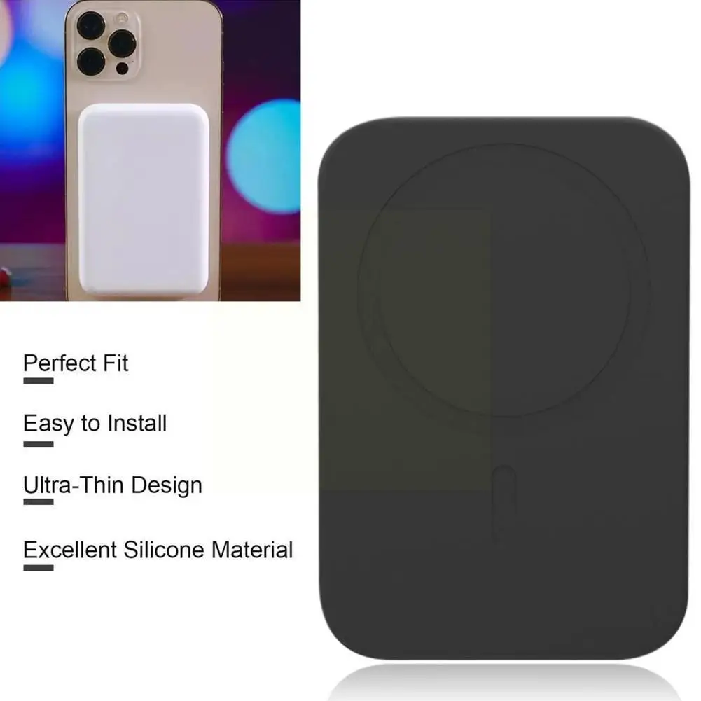 Ultra-Thin Silicone Protective Case Cover Wireless for magsafe Charger Battery Pack Cover Shell
Ultra-Thin Silicone Protective Case Cover Wireless for magsafe Charger Battery Pack Cover Shell