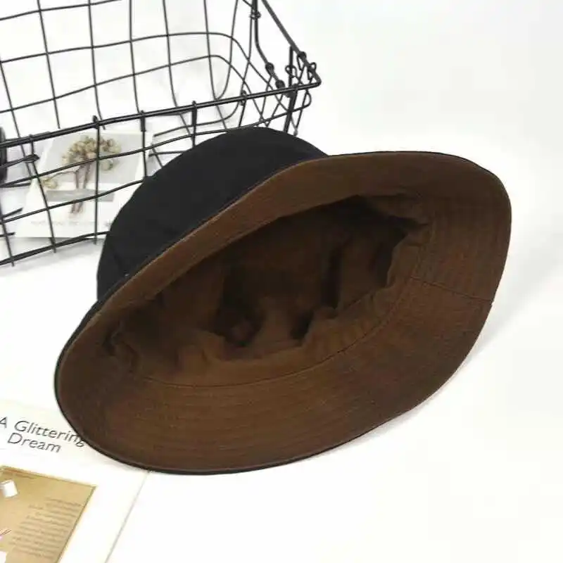 Fashion Women Solid Color Flat Cotton Reversible Fisherman Sun Hat Bucket Cap Flat Cotton Reversible Fisherman Hat Bucket Cap
Fashion Women Solid Color Flat Cotton Reversible Fisherman Sun Hat Bucket Cap Flat Cotton Reversible Fisherman Hat Bucket Cap