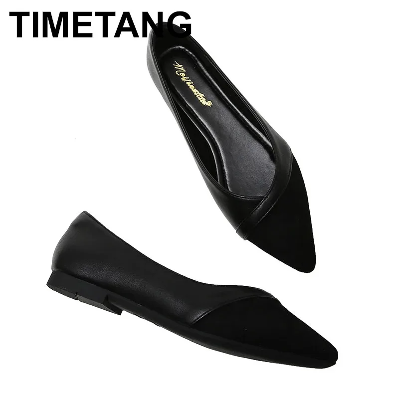 TIMETANG Loafers Women Slip on Shoes for Women Korean Fashion Woman Flats Pointed Toe Barefoot Shoes Women Leather Casual Shoes
TIMETANG Loafers Women Slip on Shoes for Women Korean Fashion Woman Flats Pointed Toe Barefoot Shoes Women Leather Casual Shoes