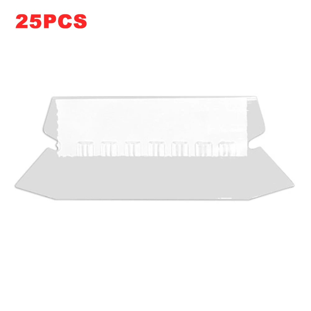 25pcs/box Transparent Sorting White Insert DIY Hanging File Folder Tab Documents Quick Identification School Plastic Home Office
25pcs/box Transparent Sorting White Insert DIY Hanging File Folder Tab Documents Quick Identification School Plastic Home Office