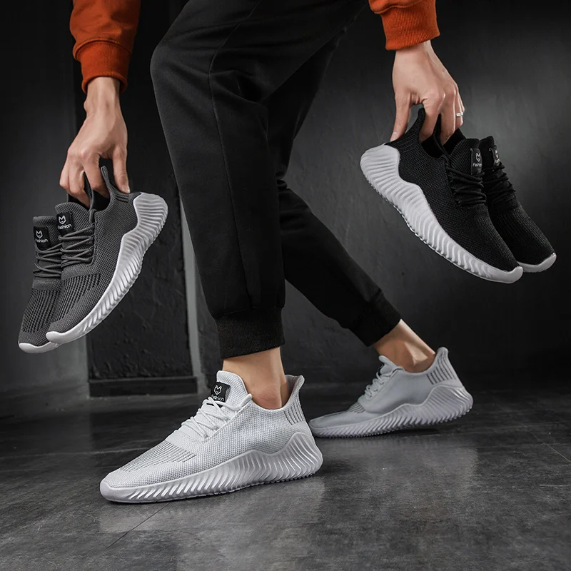 Sneakers Men Shoes Lightweight Running Shoes Sports Men Athletic Shoes Solid Black White Gray Big Size 47 Drop-shipping Footwear
Sneakers Men Shoes Lightweight Running Shoes Sports Men Athletic Shoes Solid Black White Gray Big Size 47 Drop-shipping Footwear