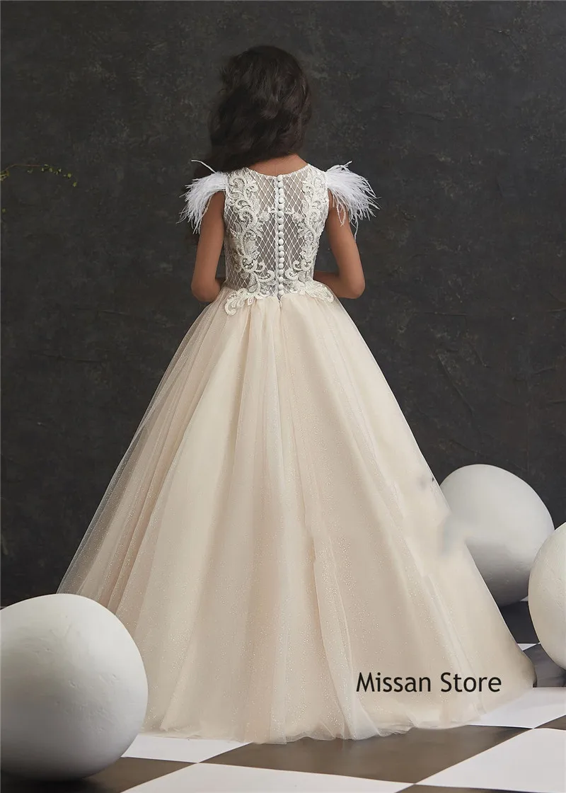 Light Champagne Lace Tulle Flower Girl Dress Little Girls Pageant Dress Girls Ball Gown
Light Champagne Lace Tulle Flower Girl Dress Little Girls Pageant Dress Girls Ball Gown