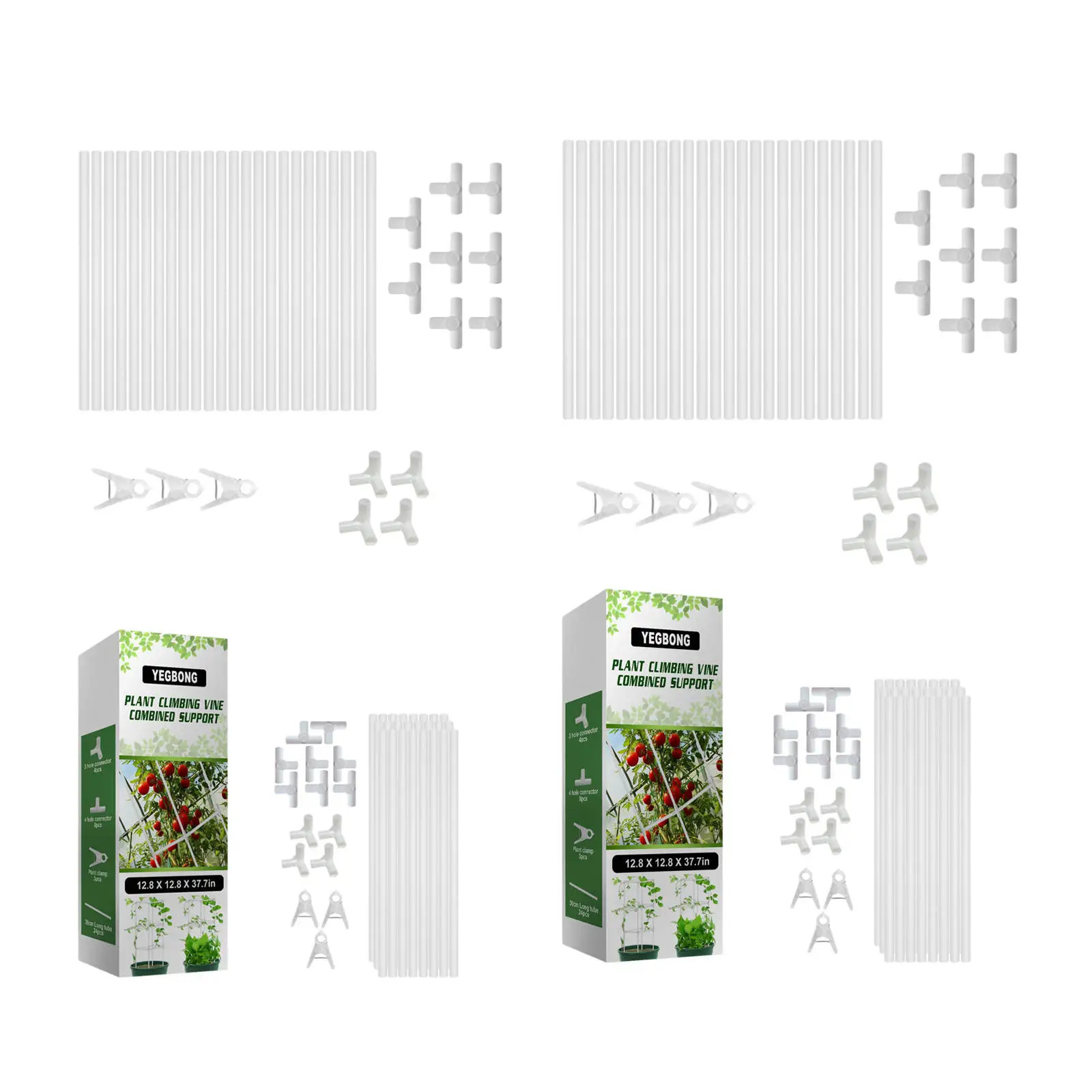 Tomato Cages Garden Assembled Trellis up to 35/47 Inches Tall Plant Support for Vertical Climbing
Tomato Cages Garden Assembled Trellis up to 35/47 Inches Tall Plant Support for Vertical Climbing