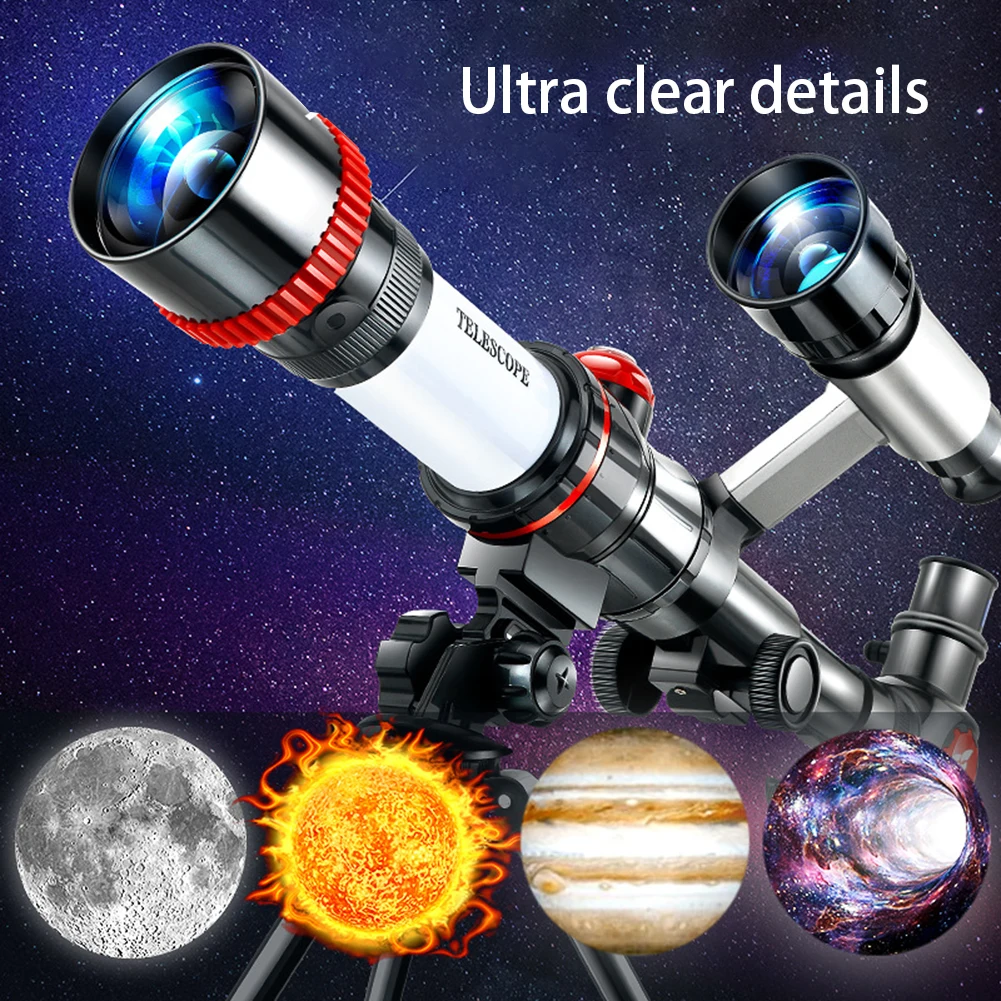 

Профессиональный астрономический телескоп HD с высоким увеличением для детей и студентов, Монокуляр для научных экспериментов двойного исп...
