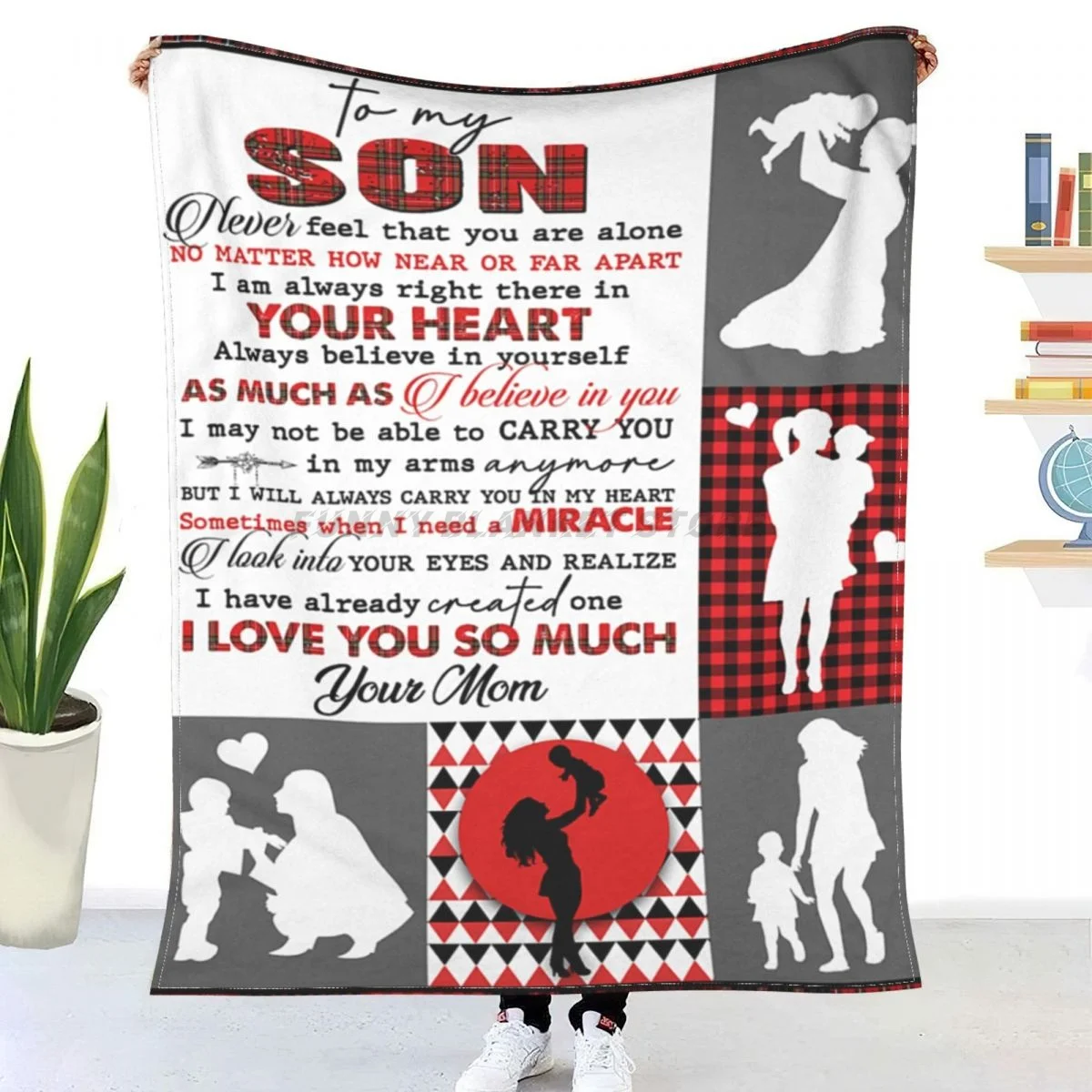 WHEN I NEED A MIRACEL ; SPECIAL GIFT FOR SON Sherpa Blankets Ultra Soft Flannel Fleece Throw Blankets for Couch Sofa Bed
WHEN I NEED A MIRACEL ; SPECIAL GIFT FOR SON Sherpa Blankets Ultra Soft Flannel Fleece Throw Blankets for Couch Sofa Bed