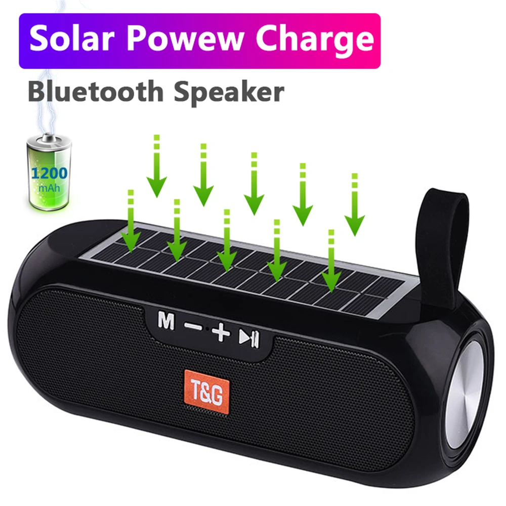 Altavoz Bluetooth con carga Solar, columna porttil, inalmbrico, estreo, para exteriores, resistente al agua
Altavoz Bluetooth con carga Solar, columna porttil, inalmbrico, estreo, para exteriores, resistente al agua