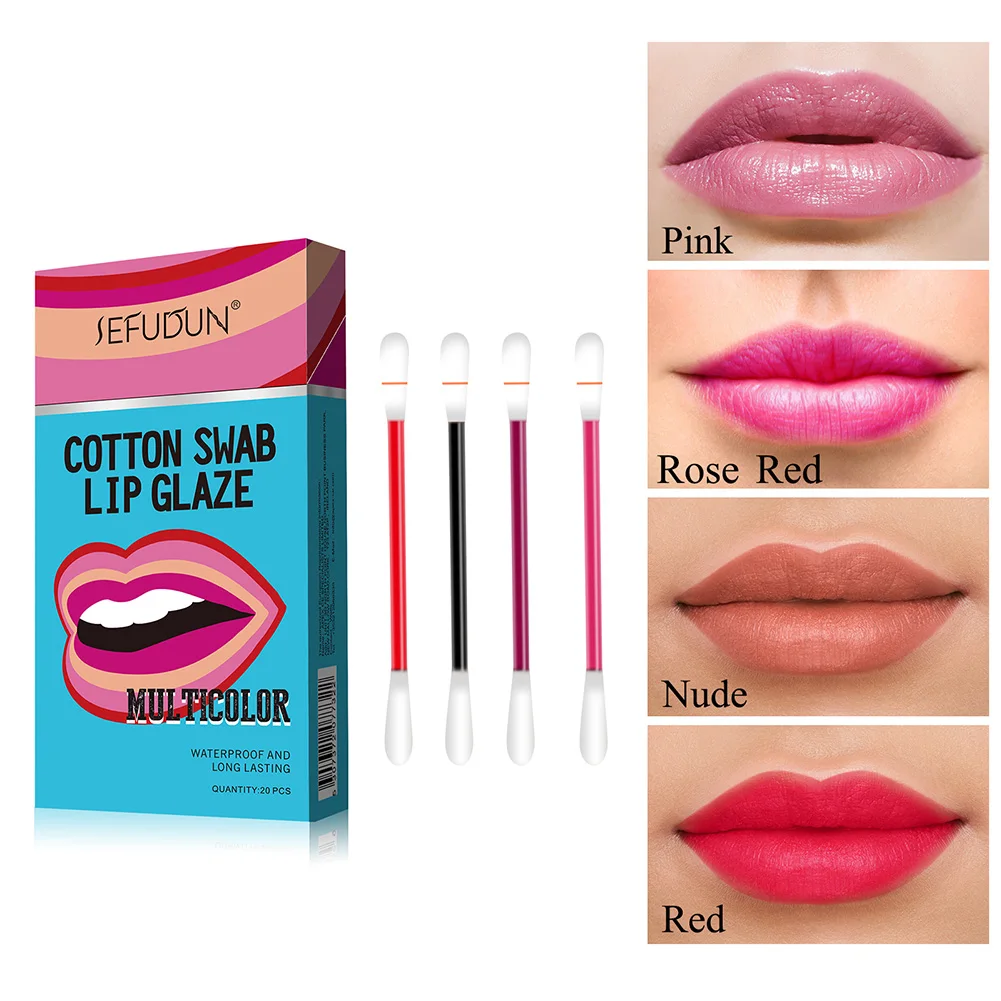 20pcs/set Lipstick Microbrush Long Lasting Waterproof Disposable Brushes Cotton Swab Lipsticks Korean Cigarette Case Lip Glaze
20pcs/set Lipstick Microbrush Long Lasting Waterproof Disposable Brushes Cotton Swab Lipsticks Korean Cigarette Case Lip Glaze