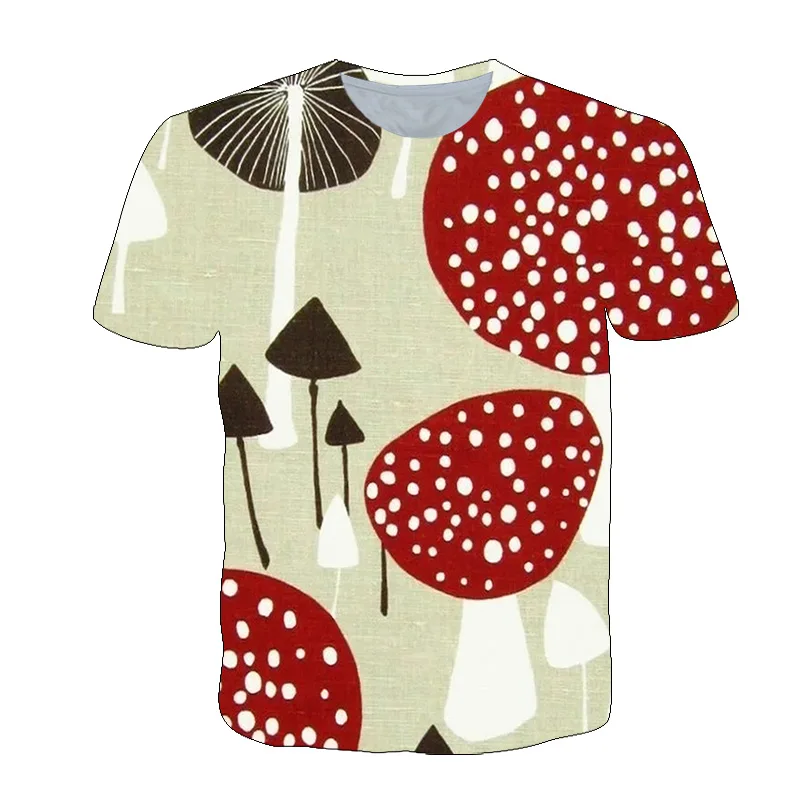 Summer Shirt Mushroom Kawaii Pattern Women's Men's T-shirt Harajuku Casual Top Women's T-shirt Summer Cartoon T-shirt 
Summer Shirt Mushroom Kawaii Pattern Women's Men's T-shirt Harajuku Casual Top Women's T-shirt Summer Cartoon T-shirt