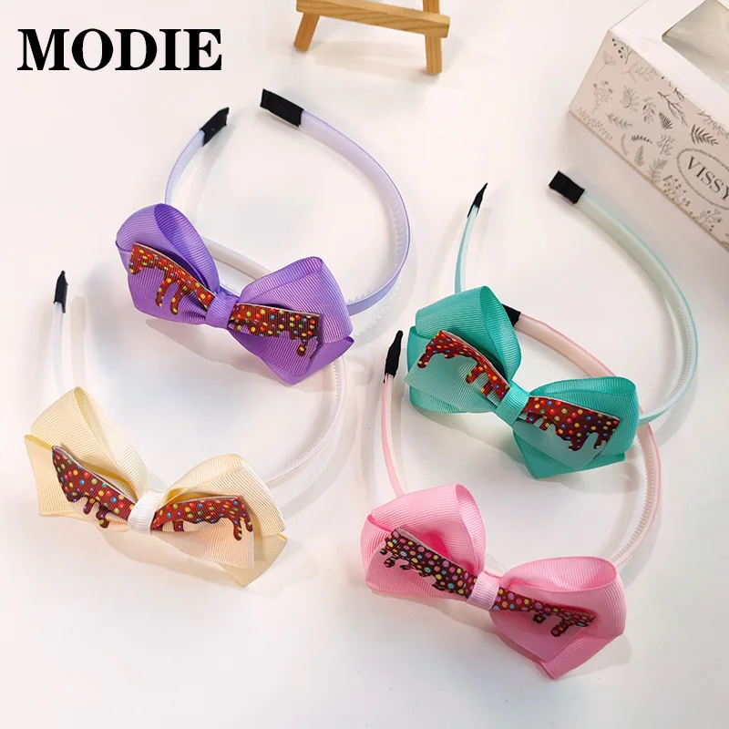 Modie Candy Color Polyester Headband Bow Hair Hoop Cute Colorful Chocolate Printing Hairbands Girls Princess Hair Accessories
Modie Candy Color Polyester Headband Bow Hair Hoop Cute Colorful Chocolate Printing Hairbands Girls Princess Hair Accessories