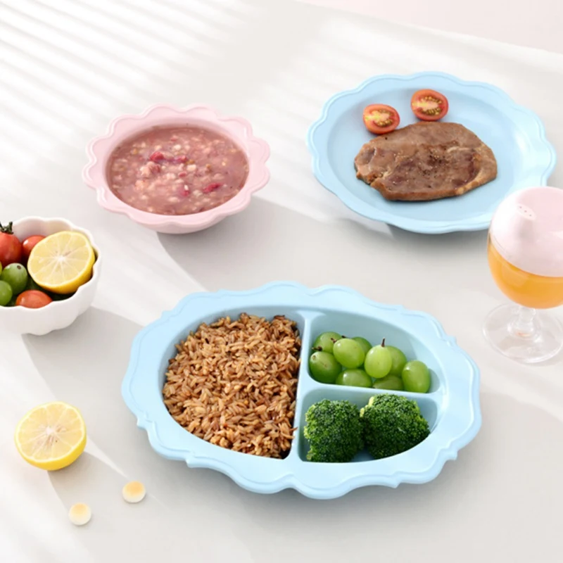 High Grade Bamboo Fiber Baby Gridded Dinner Plate Baby Eating Bowl Children's Tableware Suit
High Grade Bamboo Fiber Baby Gridded Dinner Plate Baby Eating Bowl Children's Tableware Suit