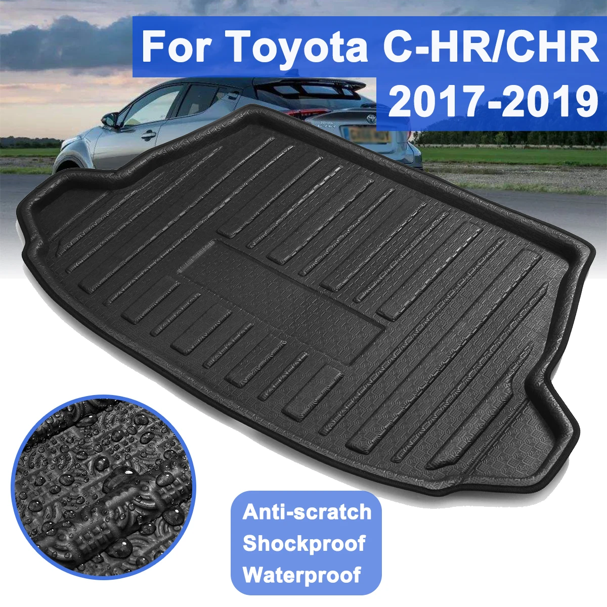 Для Toyota C-HR CHR 2017 + задний багажник Грузовой поднос для багажника аксессуары