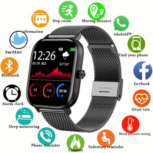 2020 New Color Screen Smart Watch Women men Full Touch Fitness Tracker
Blood Pressure Smart Clock Women Smartwatch for Xiaomi