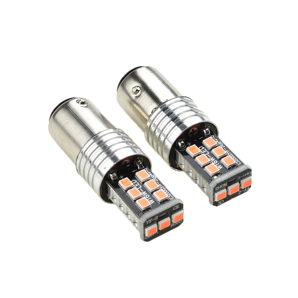 2x Red Car LED Brake Tail Light 15LED 2835 LED Canbus Bulb For 12V BAY15D 1157 Aluminum Automotive Goods Replacement Parts
2x Red Car LED Brake Tail Light 15LED 2835 LED Canbus Bulb For 12V BAY15D 1157 Aluminum Automotive Goods Replacement Parts