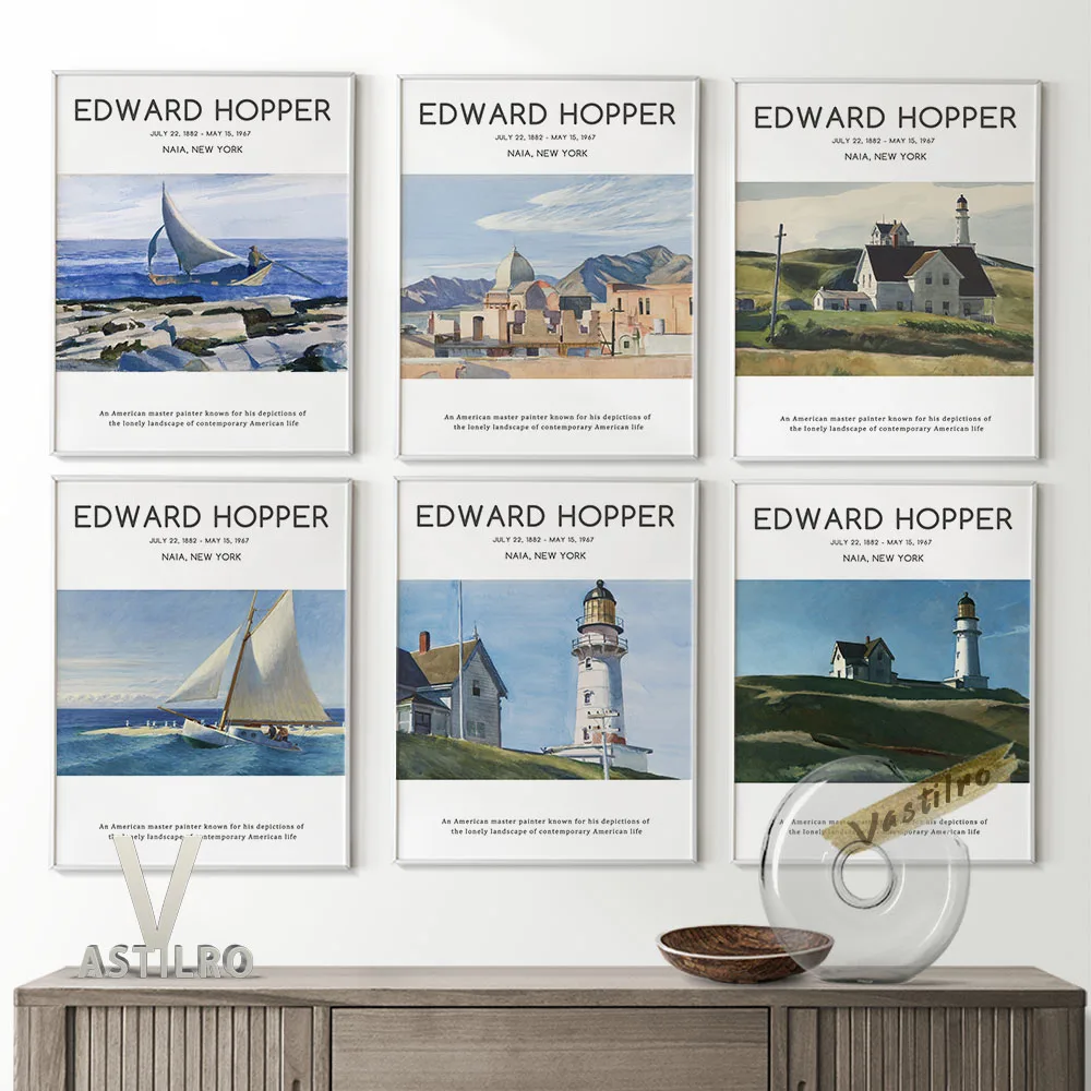 Edward Hopper Modern Landscape Wall Art Canvas Painting Exhibition Museum Poster Nordic Minimalist High Quality Room Home Decor
Edward Hopper Modern Landscape Wall Art Canvas Painting Exhibition Museum Poster Nordic Minimalist High Quality Room Home Decor