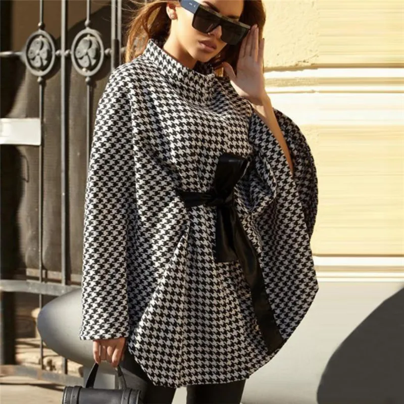 hirigin Women Spring Autumn Plaid Shawl Capes Jacket 2021Fashion Street Casual OL Pullover Coats British Style Oversize Clothes
hirigin Women Spring Autumn Plaid Shawl Capes Jacket 2021Fashion Street Casual OL Pullover Coats British Style Oversize Clothes
