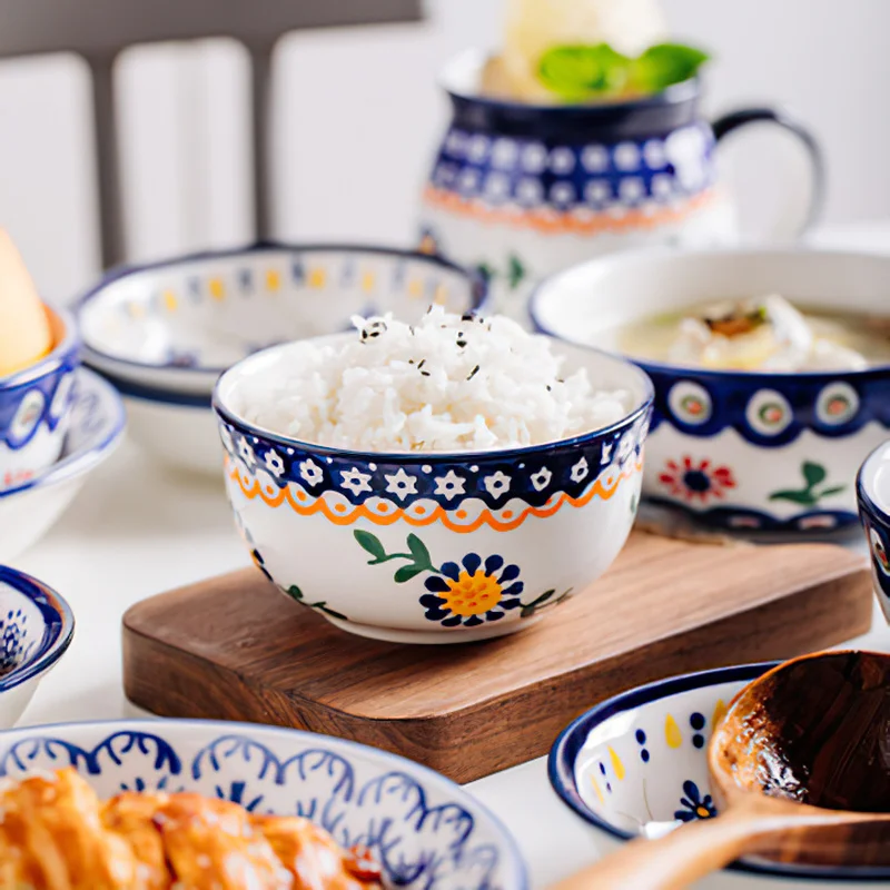 Ceramics Tableware Bohemian Style Bone China Round Plate Soup Bowl Cup Western Dishes Household Kitchen Supplies Dinnerware
Ceramics Tableware Bohemian Style Bone China Round Plate Soup Bowl Cup Western Dishes Household Kitchen Supplies Dinnerware