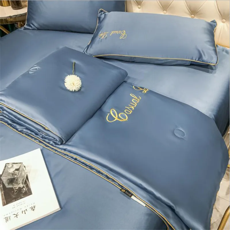 Fashion Solid Color Washing Real Silk Summer Breathable Quilt Household Single Double Office Adult Children Sleeping Blanket
Fashion Solid Color Washing Real Silk Summer Breathable Quilt Household Single Double Office Adult Children Sleeping Blanket