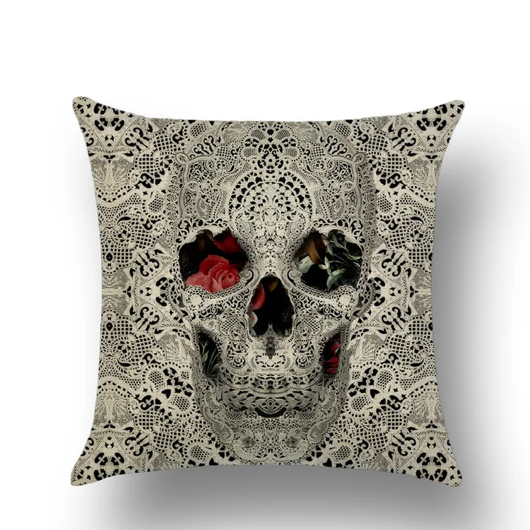 Halloween Skull Single Side Printed Faux Linen Pillowcase Butterfly Floral Back Decorative Cushion Cover Vintage Sofa Chair Home
Halloween Skull Single Side Printed Faux Linen Pillowcase Butterfly Floral Back Decorative Cushion Cover Vintage Sofa Chair Home