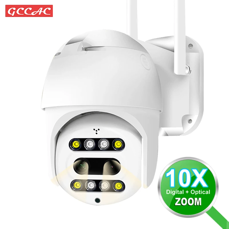 Бинокль HD 1080P наружная IP камера CCTV 360 PTZ 10X зум Wi Fi монитор для видеонаблюдения