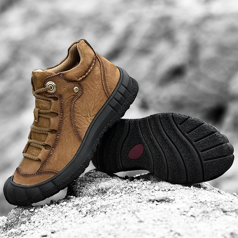 Warm Winter Boots for Men Motorcycle Boots with Fur Snow Boots Footwear Fashion Motocross Shoes Outdoor High Quality Handmade
Warm Winter Boots for Men Motorcycle Boots with Fur Snow Boots Footwear Fashion Motocross Shoes Outdoor High Quality Handmade