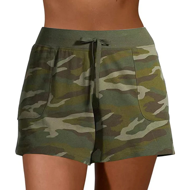Women'S Loose Camouflage Print Shorts Lace Up Sports Fitness Yoga All Match Shorts Simple All-Match Comfortable Kady Shorts
Women'S Loose Camouflage Print Shorts Lace Up Sports Fitness Yoga All Match Shorts Simple All-Match Comfortable Kady Shorts