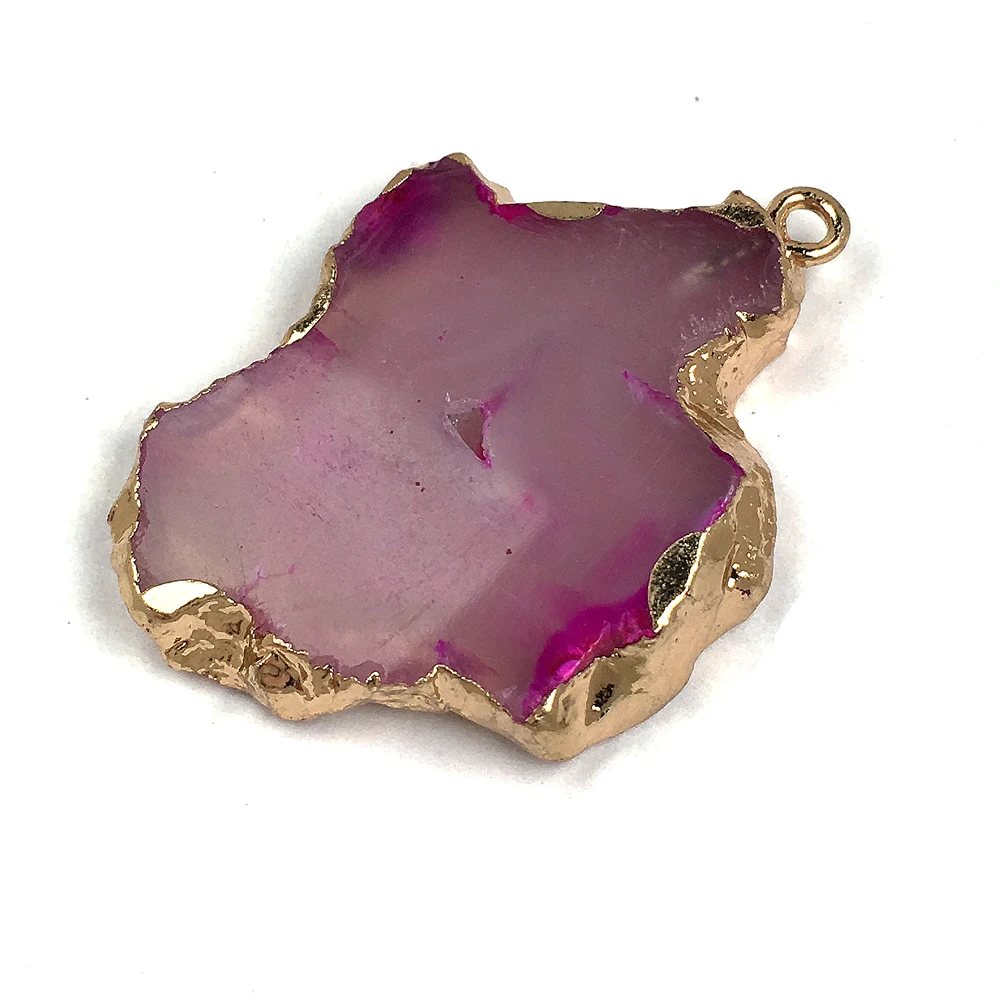 1pcs Irregular Agates Charm Pendant Rose Red for Necklace Earring Bracelet Accessories Jewelry Making DIY Size 25x30-20x40mm
1pcs Irregular Agates Charm Pendant Rose Red for Necklace Earring Bracelet Accessories Jewelry Making DIY Size 25x30-20x40mm