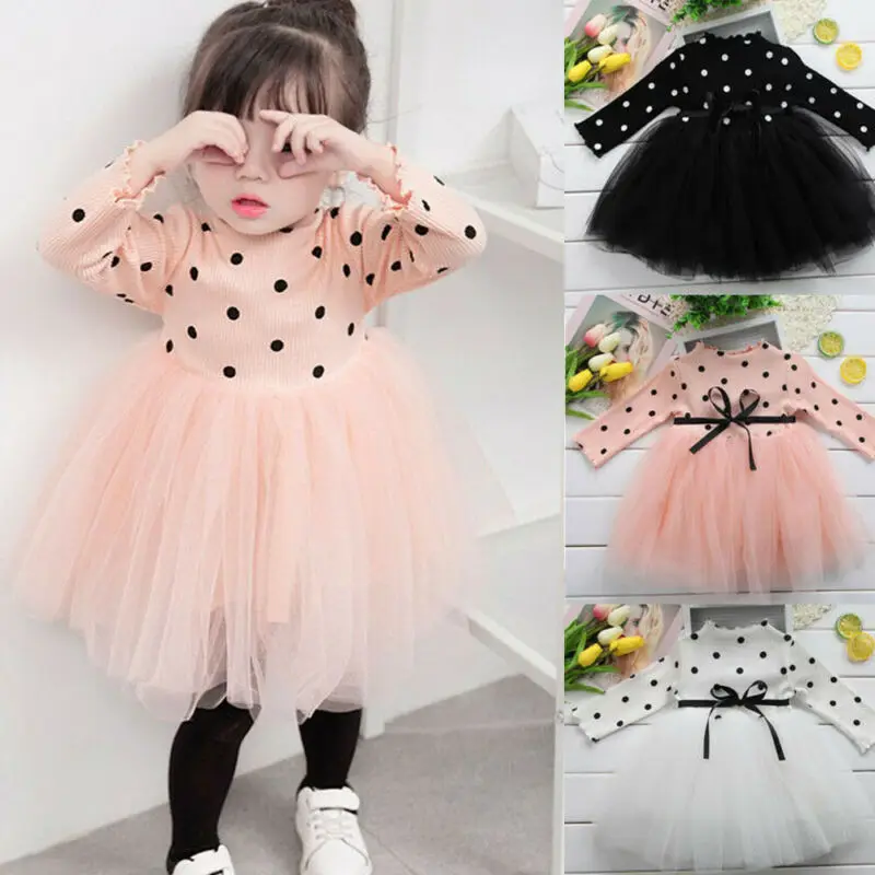 Newborn Toddler Kids Girls Long Sleeve Knitted Skirt Dot Lace Sweet Tutu Dress
Newborn Toddler Kids Girls Long Sleeve Knitted Skirt Dot Lace Sweet Tutu Dress