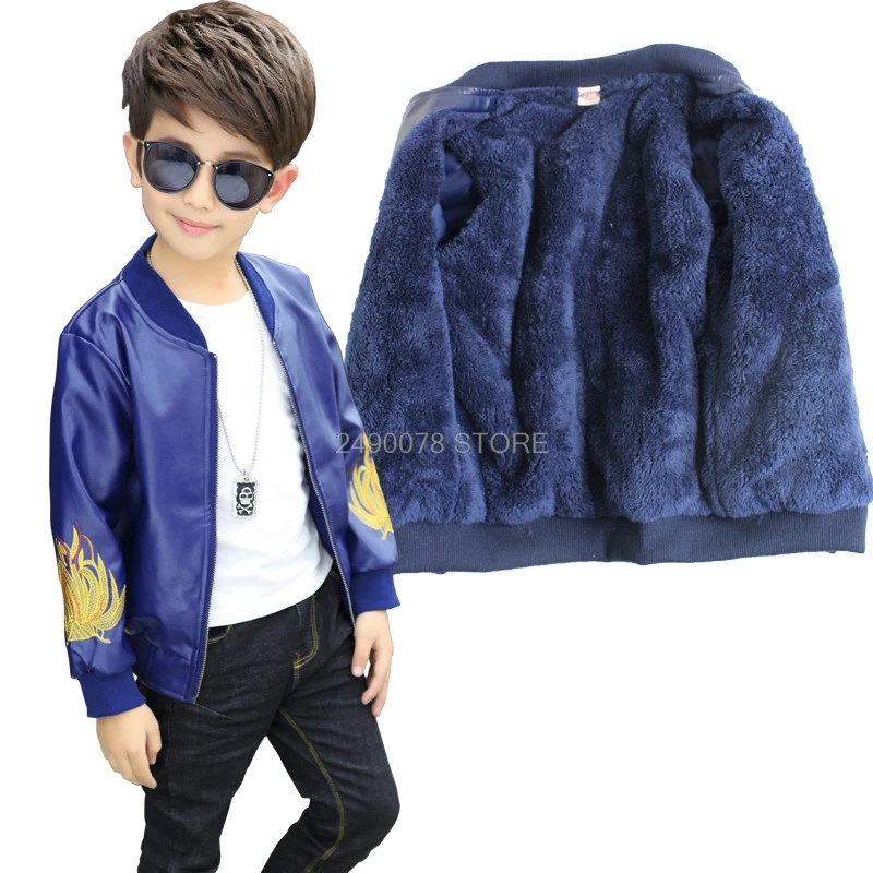 Jackets For Boys 2018 Fall Fashion Brand Pu Leather Thick Warm Jacket Children Winter Girls Outerwear Coats Infant Kids Coat
Jackets For Boys 2018 Fall Fashion Brand Pu Leather Thick Warm Jacket Children Winter Girls Outerwear Coats Infant Kids Coat