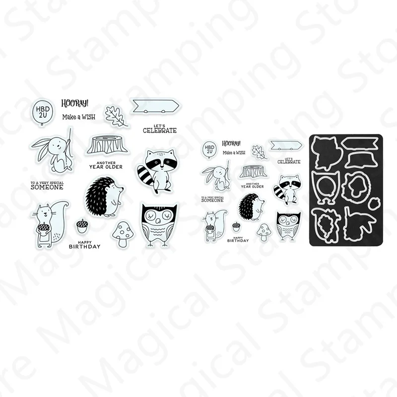 New Arrival Animals pattern Clear Stamps and Metal Cutting Dies Stencils For Diary Decoration Making Greeting Card Scrapbooking
New Arrival Animals pattern Clear Stamps and Metal Cutting Dies Stencils For Diary Decoration Making Greeting Card Scrapbooking