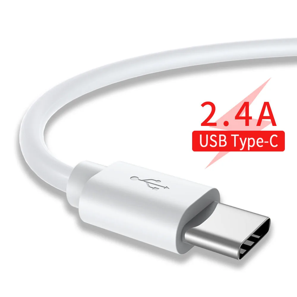 Кабель USB Type C для Samsung S10 S9 S8 Quick Charge 2.4A кабель быстрой зарядки Huawei P30 Xiaomi Redmi USB-C |