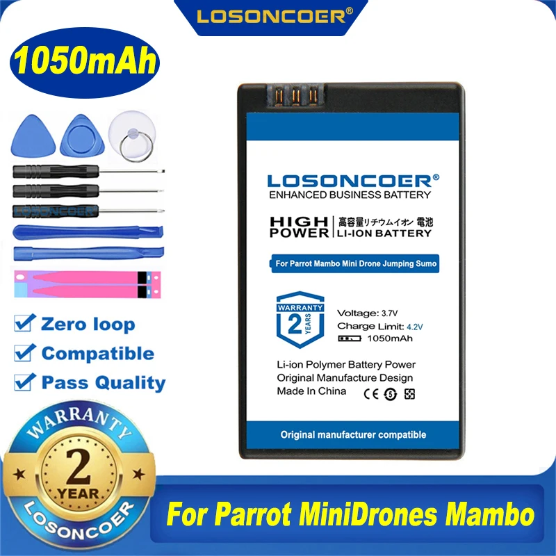 Аккумулятор LOSONCOER большой емкости 100% мА · ч 1050 оригинал |