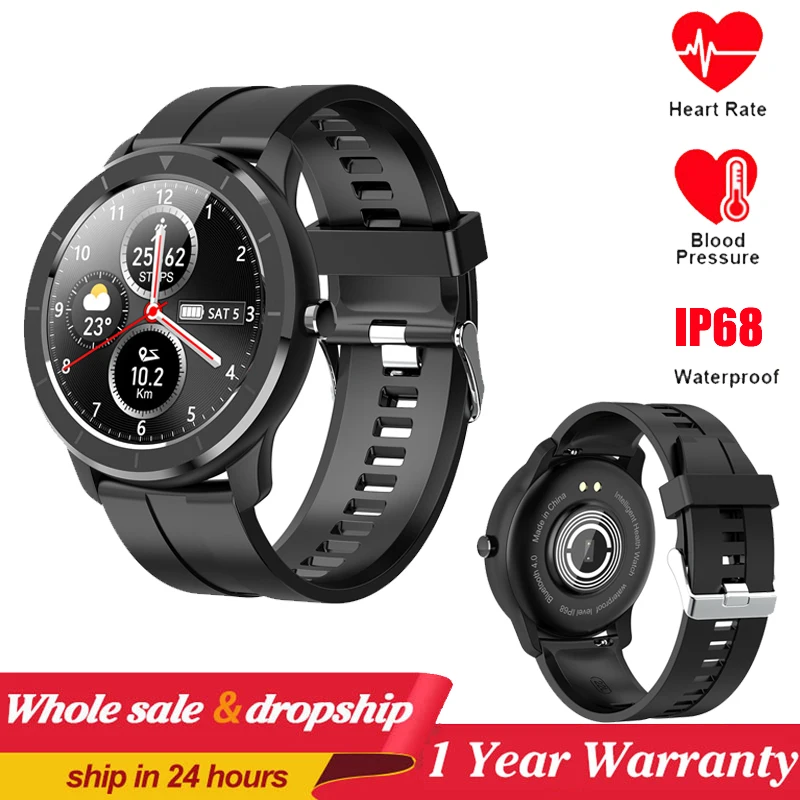 T6 Smart Watch Men Fitness Tracker Women Wearable Devices IP68 Smartwatch Heart Rate Wristwatch Men Smart Watch PK DT78 L13 L7
T6 Smart Watch Men Fitness Tracker Women Wearable Devices IP68 Smartwatch Heart Rate Wristwatch Men Smart Watch PK DT78 L13 L7