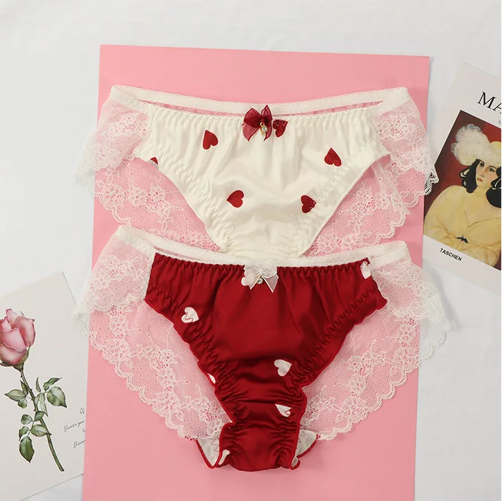 Трусики женские кружевные Из прекрасное женское белье хлопка с принтом в виде сердца 
Трусики женские кружевные Из прекрасное женское белье хлопка с принтом в виде сердца