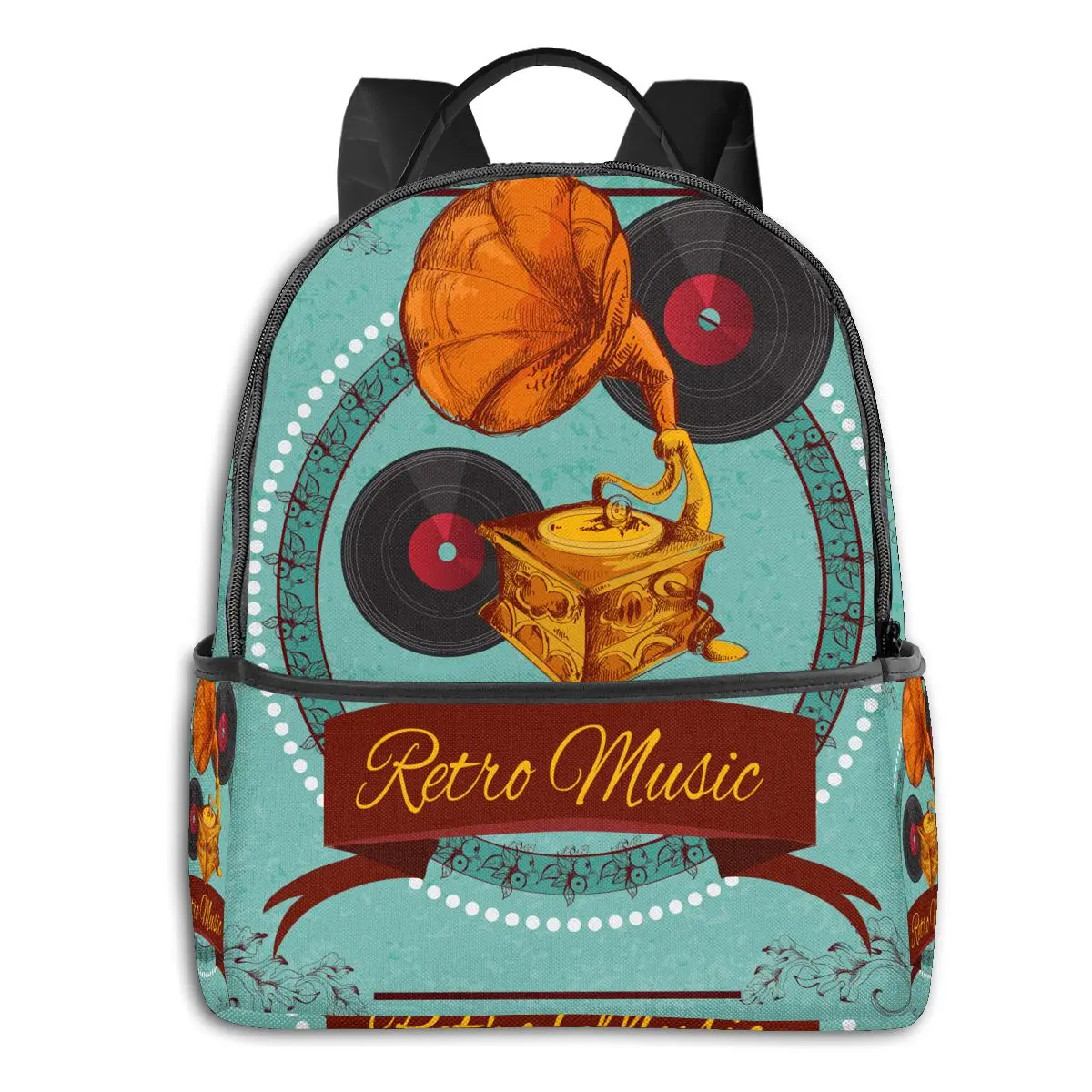 Retro Music Poster Backpack Fashion Rucksack for Teen Students School Bag Unique Student Bookbag
Retro Music Poster Backpack Fashion Rucksack for Teen Students School Bag Unique Student Bookbag