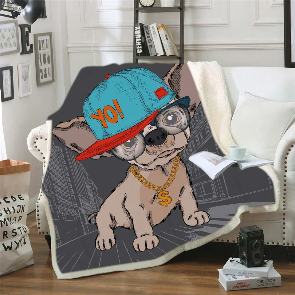 3D Digital Printing Animal Dog Cotton Woolen Square Blanket Cartoon Animal Thick Blanket Children 130*150cm Adult 150*200cm
3D Digital Printing Animal Dog Cotton Woolen Square Blanket Cartoon Animal Thick Blanket Children 130*150cm Adult 150*200cm