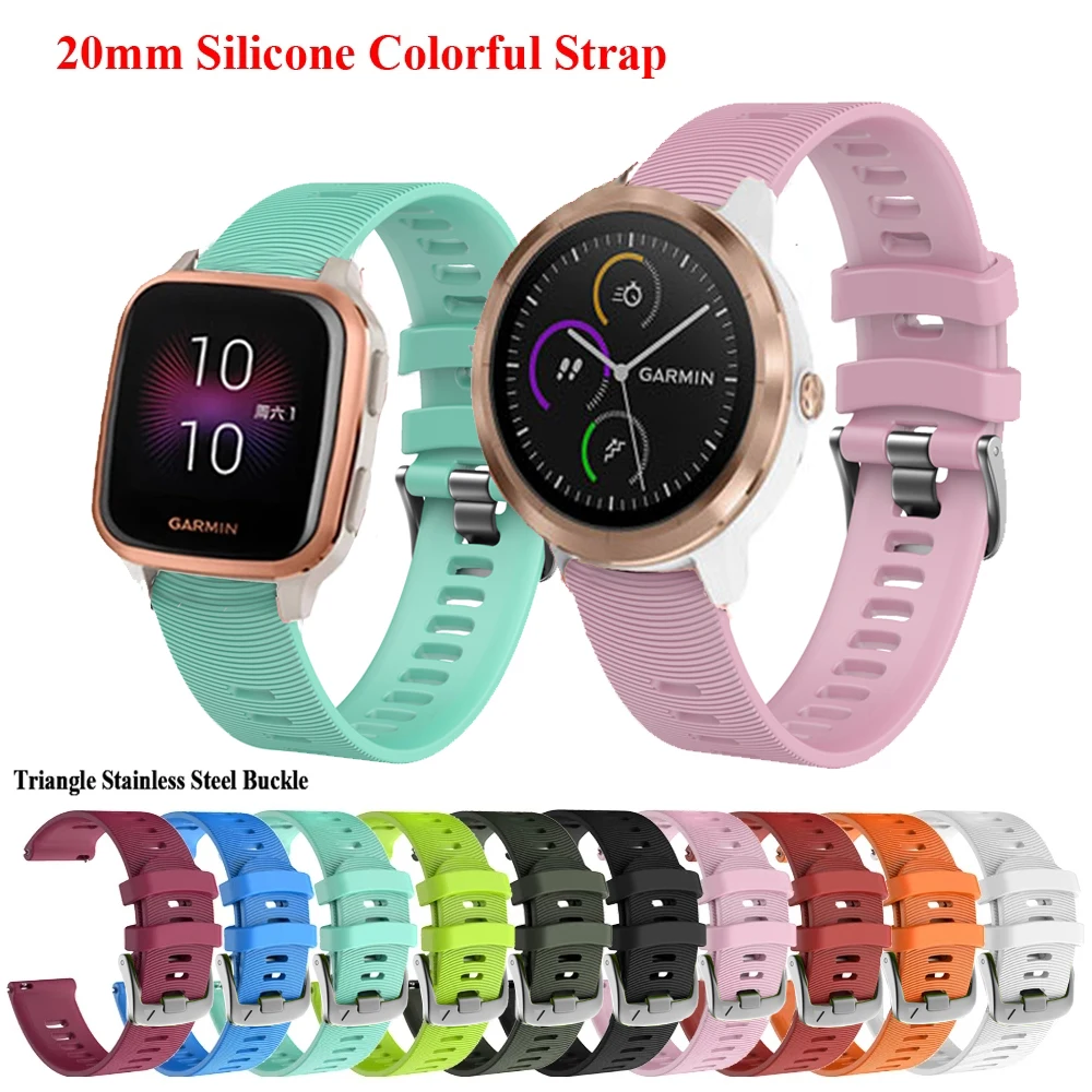 Ремешок силиконовый 20 мм для Samsung Galaxy Watch 42 мм/Gear Sport/Garmin Vivoactive 3/Vivoactive3 Music/Forerunner 645 245
Ремешок силиконовый 20 мм для Samsung Galaxy Watch 42 мм/Gear Sport/Garmin Vivoactive 3/Vivoactive3 Music/Forerunner 645 245