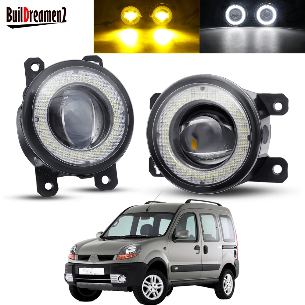 2 Pieces Car Angel Eye Fog Light Assembly LED Lens Fog Driving Lamp DRL 30W 12V For Renault Kangoo Grand Kangoo 2007-2015
2 Pieces Car Angel Eye Fog Light Assembly LED Lens Fog Driving Lamp DRL 30W 12V For Renault Kangoo Grand Kangoo 2007-2015