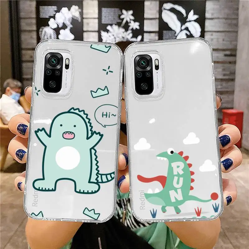 Creative cute dinosaur Phone Case Transparent for Xiaomi mi 10T Poco F3 X3 M3 Redmi Note 11 8 9 9S 10 Pro
Creative cute dinosaur Phone Case Transparent for Xiaomi mi 10T Poco F3 X3 M3 Redmi Note 11 8 9 9S 10 Pro