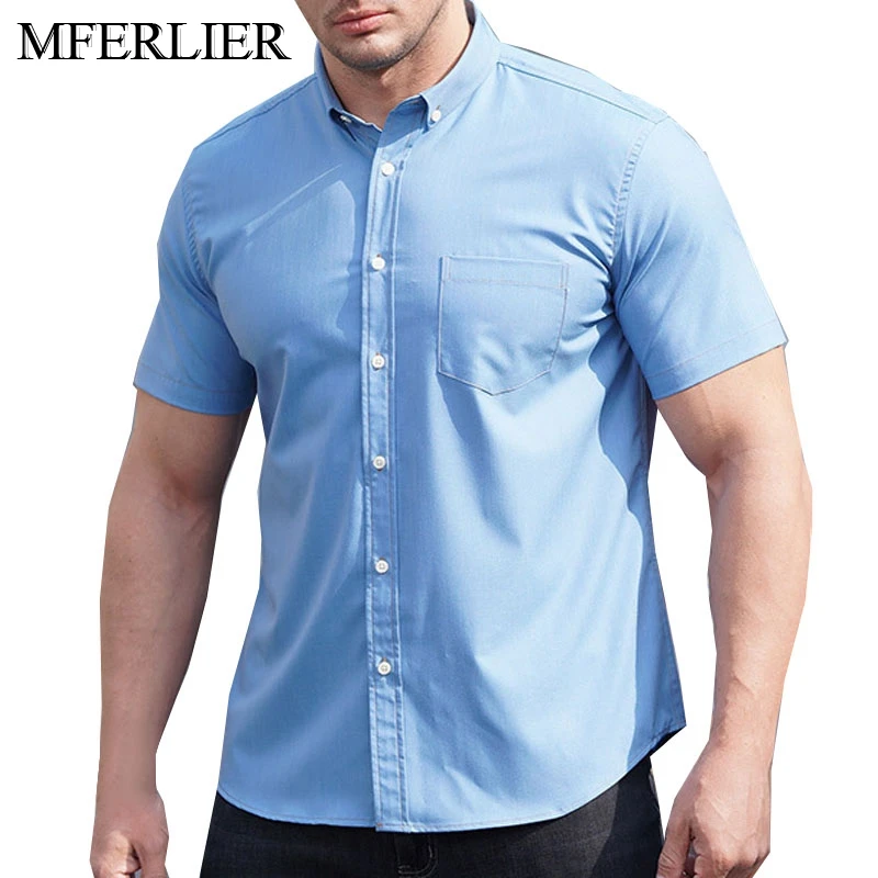 Summer Men Denim Shirt 5XL 6XL 7XL 8XL 9XL Bust 159cm Mens Plus size Soft Shirts
Summer Men Denim Shirt 5XL 6XL 7XL 8XL 9XL Bust 159cm Mens Plus size Soft Shirts