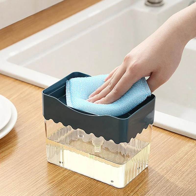 Kitchen Dishwashing Brush Pressing Liquid Box Cleaning Combination Sponge Wipe Combination Of Automatic Liquid Cleaning Brush
Kitchen Dishwashing Brush Pressing Liquid Box Cleaning Combination Sponge Wipe Combination Of Automatic Liquid Cleaning Brush