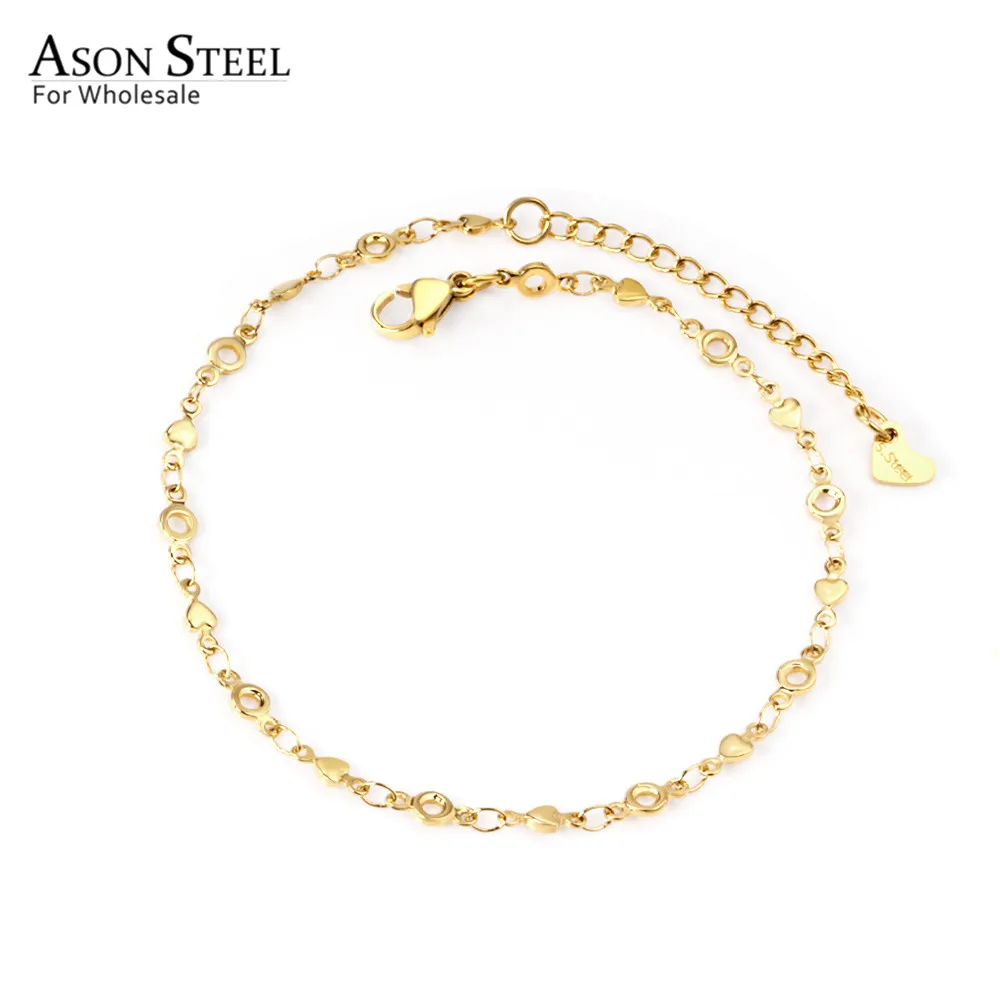 ASONSTEEL Small Heart Gold Color Geometric Charm Anklet Stainless Steel Foot Chain Fashion Jewelry for Women Jewelry Accessories
ASONSTEEL Small Heart Gold Color Geometric Charm Anklet Stainless Steel Foot Chain Fashion Jewelry for Women Jewelry Accessories