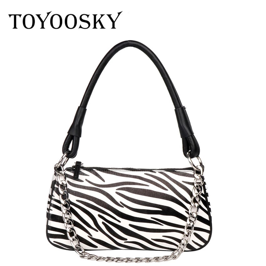 TOYOOSKY 2020 Women's Bag Trend Shoulder Bag Zebra Crocodile Pattern Armpit Bag Fashion Women Purses and Handbags Female
TOYOOSKY 2020 Women's Bag Trend Shoulder Bag Zebra Crocodile Pattern Armpit Bag Fashion Women Purses and Handbags Female
