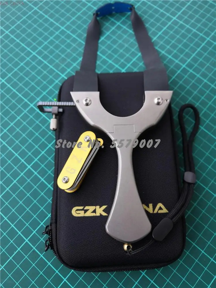 TC21 titanium alloy CNC high-end Fiber sighting traditional slingshot Non-casting wire cutting slingshot Flat rubber band bow
TC21 titanium alloy CNC high-end Fiber sighting traditional slingshot Non-casting wire cutting slingshot Flat rubber band bow