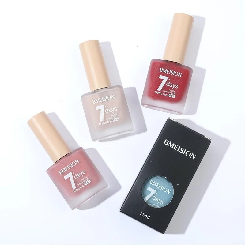 15ml Frosted No-baking Nude Nail Gel Polish Quality Nail Salon Waterproof Manicure Set Base Top Coat Gel Lacquer Varnishes
15ml Frosted No-baking Nude Nail Gel Polish Quality Nail Salon Waterproof Manicure Set Base Top Coat Gel Lacquer Varnishes