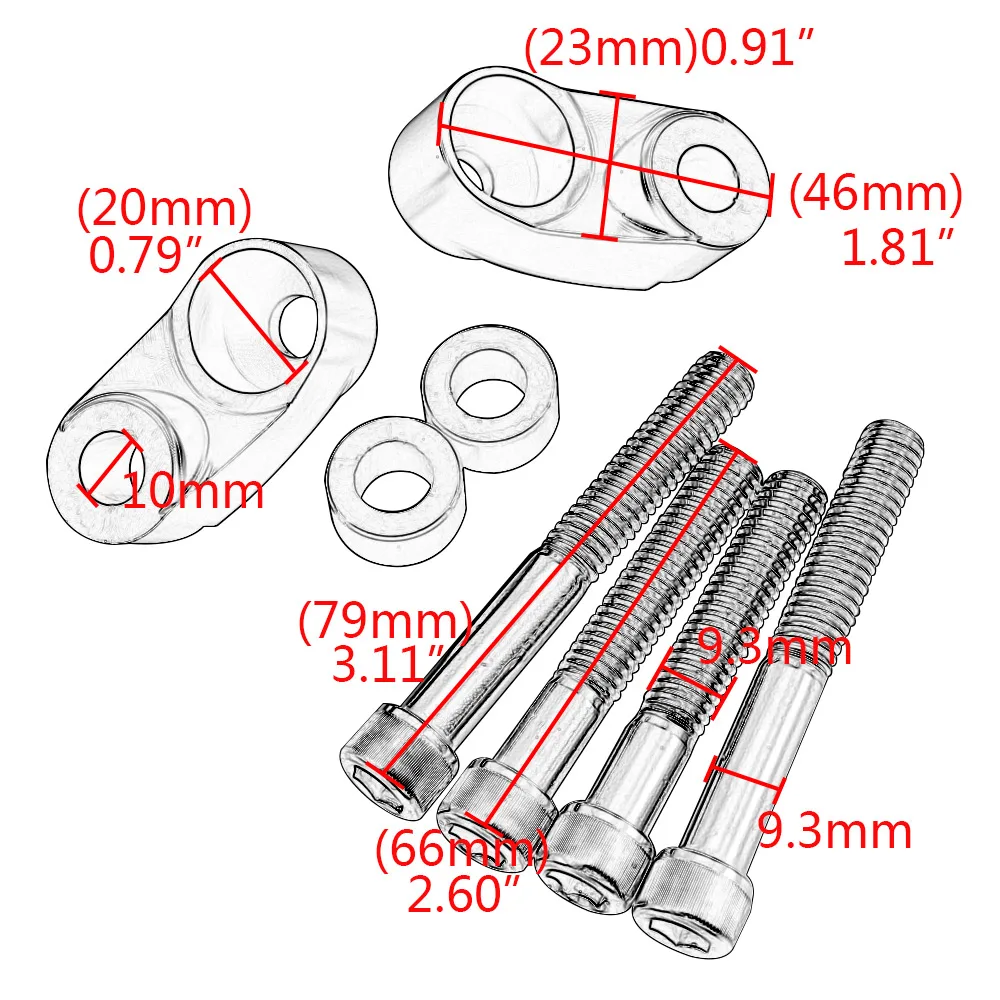 For Harley 87-00 FXR 91-05 DYNA GLIDE 87-07 XL 39MM 06-07 DYNA GLIDE WITH 49MM Pair Aluminum Alloy Black Turn Signal Bracket
For Harley 87-00 FXR 91-05 DYNA GLIDE 87-07 XL 39MM 06-07 DYNA GLIDE WITH 49MM Pair Aluminum Alloy Black Turn Signal Bracket