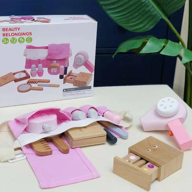 12Pcs Kit Wooden Beauty Salon Pretend Makeup Playset Toy Role Play Cosmetics Toy Simulation Beauty Accessories for Kids
12Pcs Kit Wooden Beauty Salon Pretend Makeup Playset Toy Role Play Cosmetics Toy Simulation Beauty Accessories for Kids