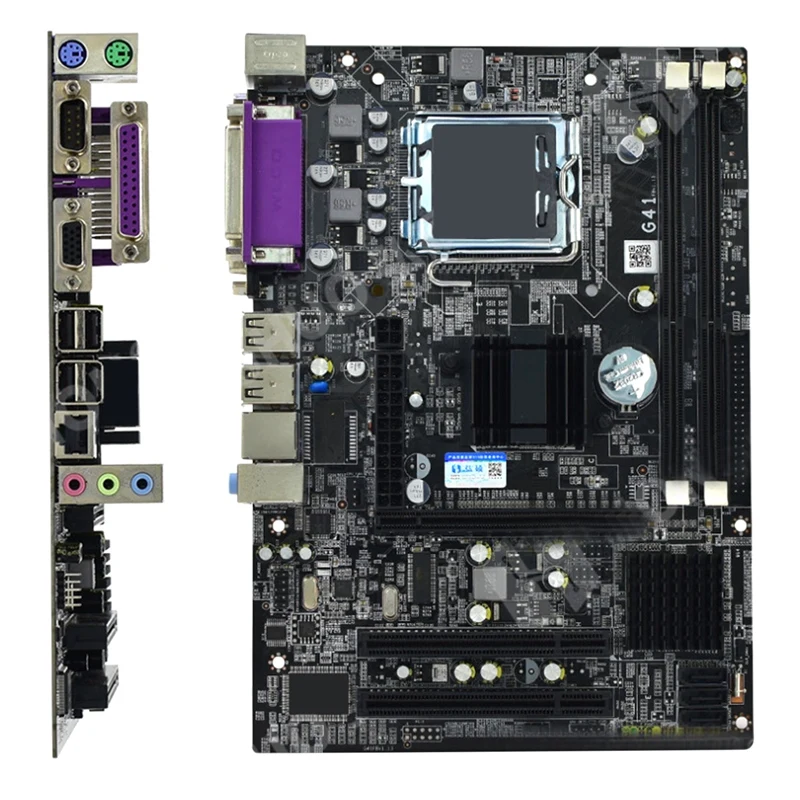 Материнская плата G41 для настольного компьютера Ddr3 двухканальная 8G USB 2 0 Sata