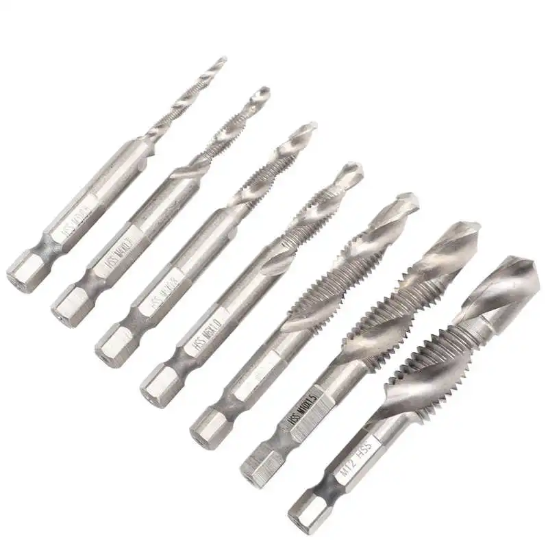 Tap Drill HSS Drill Bit Thread Tap Kit Taps for Automobile Maintenance 
Tap Drill HSS Drill Bit Thread Tap Kit Taps for Automobile Maintenance