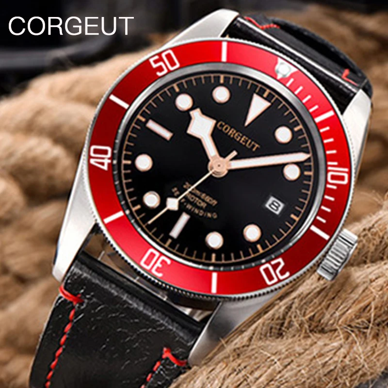 ORGEUT Men Mechanical Diving Watch Sapphire Glass Luminous 100m Waterproof Sports Watch Calendar Citizen Movement Reloj de hombr
ORGEUT Men Mechanical Diving Watch Sapphire Glass Luminous 100m Waterproof Sports Watch Calendar Citizen Movement Reloj de hombr