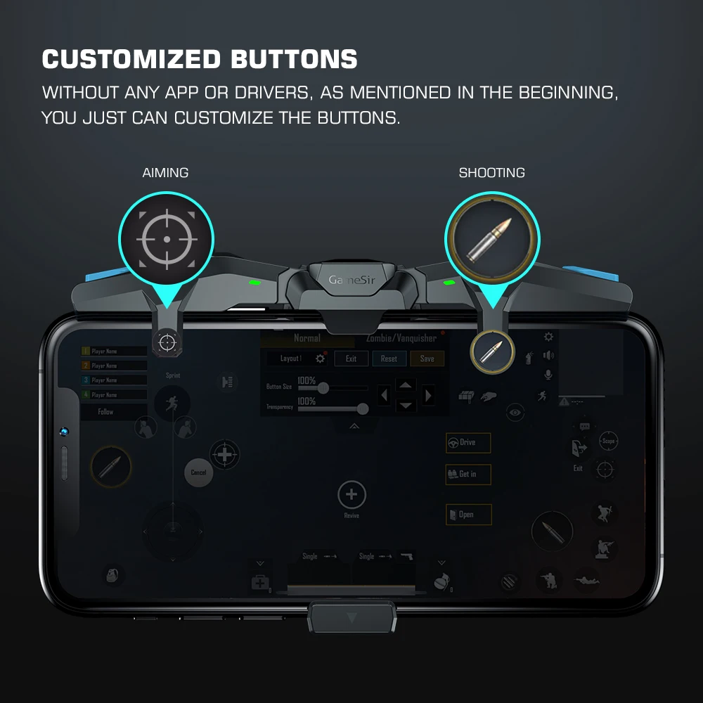 AMYGOJJ Telephon Pliabl GameSir F4 Falcon Mobile Gaming Controller Foldable Wings Joystick for IPhone/Android Phone
AMYGOJJ Telephon Pliabl GameSir F4 Falcon Mobile Gaming Controller Foldable Wings Joystick for IPhone/Android Phone